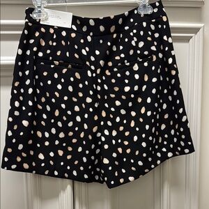 Ann Taylor Black, Beige and White Polka Dot Women's Shorts